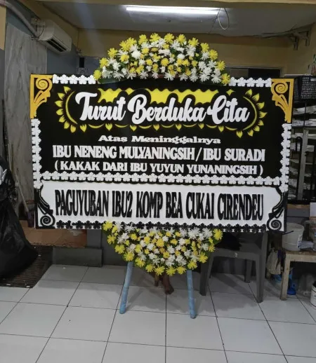 Papan Bunga Duka Sudirman